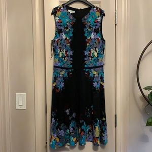 Flattering floral dress